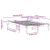 Cadru de pat Alb 120 x 190 cm Lemn de pin masiv GartenMobel Dekor