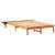 Cadru de pat Maroniu cerat 120 x 190 cm Lemn de pin masiv GartenMobel Dekor