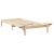 Cadru de pat natural 100 x 200 cm Lemn de pin masiv GartenMobel Dekor