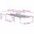 Cadru de pat Alb 100 x 200 cm Lemn de pin masiv GartenMobel Dekor