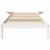 Cadru de pat Alb 100 x 200 cm Lemn de pin masiv GartenMobel Dekor