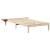 Cadru de pat natural 90 x 190 cm Lemn de pin masiv GartenMobel Dekor
