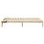 Cadru de pat natural 90 x 190 cm Lemn de pin masiv GartenMobel Dekor