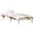 Cadru de pat natural 90 x 190 cm Lemn de pin masiv GartenMobel Dekor
