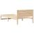 Cadru de pat natural 100 x 200 cm Lemn de pin masiv GartenMobel Dekor