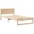 Cadru de pat natural 100 x 200 cm Lemn de pin masiv GartenMobel Dekor