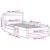 Cadru de pat cu headboard Alb 100 x 200 cm Lemn de pin masiv GartenMobel Dekor