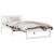 Cadru de pat cu headboard Alb 80 x 200 cm Lemn de pin masiv GartenMobel Dekor