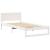 Cadru de pat cu headboard Alb 80 x 200 cm Lemn de pin masiv GartenMobel Dekor