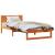 Cadru de pat Maroniu cerat 80 x 200 cm Lemn de pin masiv GartenMobel Dekor