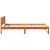 Cadru de pat Maroniu cerat 80 x 200 cm Lemn de pin masiv GartenMobel Dekor