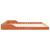Cadru de pat Maroniu cerat 200 x 200 cm Lemn de pin masiv GartenMobel Dekor