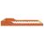 Cadru de pat Maroniu cerat 150 x 200 cm Lemn de pin masiv GartenMobel Dekor