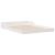 Cadru de pat Alb 135 x 190 cm Lemn de pin masiv GartenMobel Dekor