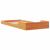Cadru de pat Maroniu cerat 100 x 200 cm Lemn de pin masiv GartenMobel Dekor