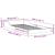Cadru de pat Maroniu cerat 80 x 200 cm Lemn de pin masiv GartenMobel Dekor