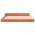 Cadru de pat Maroniu cerat 140 x 210 cm Lemn de pin masiv GartenMobel Dekor