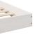 Cadru de pat Alb 200 x 220 cm Lemn de pin masiv GartenMobel Dekor