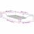 Cadru de pat Alb 100 x 200 cm Lemn de pin masiv GartenMobel Dekor