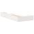 Cadru de pat Alb 100 x 210 cm Lemn de pin masiv GartenMobel Dekor