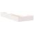 Cadru de pat Alb 80 x 220 cm Lemn de pin masiv GartenMobel Dekor