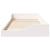 Cadru de pat Alb 100 x 220 cm Lemn de pin masiv GartenMobel Dekor