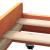 Cadru de pat Maroniu cerat 80 x 200 cm Lemn de pin masiv GartenMobel Dekor