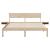 Cadru de pat cu headboard Maro 160 x 200 cm Lemn de pin masiv GartenMobel Dekor