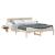 Cadru de pat cu headboard Maro 160 x 200 cm Lemn de pin masiv GartenMobel Dekor