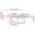 Cadru de pat cu headboard Alb 160 x 200 cm Lemn de pin masiv GartenMobel Dekor