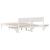 Cadru de pat cu headboard Alb 160 x 200 cm Lemn de pin masiv GartenMobel Dekor