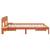 Cadru de pat Maroniu cerat 160 x 200 cm Lemn de pin masiv GartenMobel Dekor