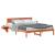 Cadru de pat Maroniu cerat 160 x 200 cm Lemn de pin masiv GartenMobel Dekor