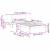 Cadru de pat cu headboard Alb 100 x 200 cm Lemn de pin masiv GartenMobel Dekor