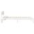 Cadru de pat cu headboard Alb 90 x 200 cm Lemn de pin masiv GartenMobel Dekor