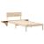 Cadru de pat cu headboard Maro 80 x 200 cm Lemn de pin masiv GartenMobel Dekor