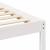 Cadru de pat cu headboard Alb 80 x 200 cm Lemn de pin masiv GartenMobel Dekor