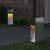 Lampa de parcurs LED solar 2 pcs Galvanizat Galvanizat GartenMobel Dekor