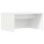 Birou montat pe perete Alb 60 x 45 x 30 cm Lemn compozit GartenMobel Dekor