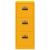 Dulap pentru Fișiere cu sertar Galben muștar 44 x 50 x 106.5 cm GartenMobel Dekor