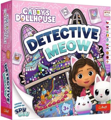 TREFL GABBYS DOLLHOUSE JOC DE SOCIETATE DETECTIVUL MEOW SuperHeroes ToysZone