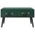 Banchetă cu sertare, verde, 80 cm, catifea   GartenMobel Dekor