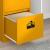 Dulap pentru Fișiere cu sertar Galben muștar 44 x 50 x 106.5 cm GartenMobel Dekor