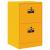 Dulap pentru Fișiere cu sertar Galben muștar 44 x 50 x 106.5 cm GartenMobel Dekor