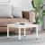 Masă de cafea Alb 60 x 60 x 36 cm Lemn de pin masiv GartenMobel Dekor