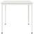 Masă de dining Alb 80 x 80 x 75 cm Lemn de pin masiv GartenMobel Dekor