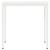 Masă de bar Alb 110 x 55 x 105 cm Lemn de pin masiv GartenMobel Dekor