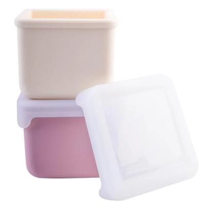 SET 2 RECIPIENTE SILICON, MELII, BLUSH BERRY SuperHeroes ToysZone