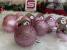 Set globuri de Craciun, 20 bucati, 3 modele, 4cm, roz Household NewTrend