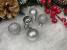 Set globuri de Craciun, 30 bucati, 3 modele, 3cm, argintiu Household NewTrend